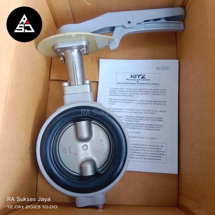 butterfly valve kitz 6 inch original 100%