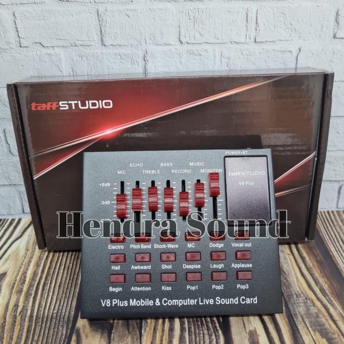 TaffSTUDIO SoundCard V8 PLUS