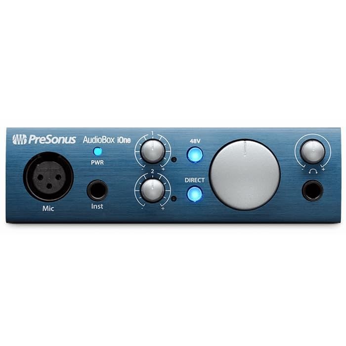 PreSonus AudioBox iOne Audio Interface / Soundcard 1 Mic/1 Inst. Input