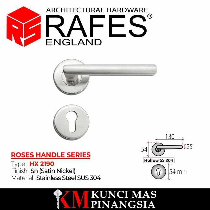 Gagang pintu / Roses handle / 2190 / Rafes