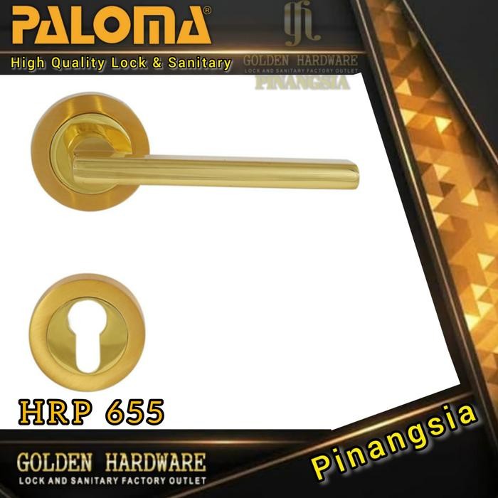 Kunci Pintu Misah Handle Roses Kunci Pintu Rumah GOLD PALOMA HRP 655