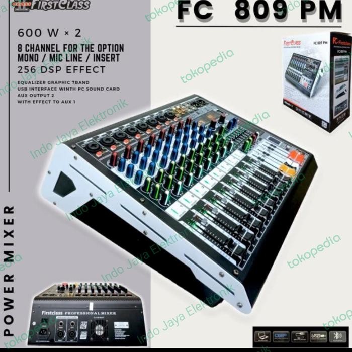 Power mixer Firstclass FC809pm FC 809 pm 8chanel