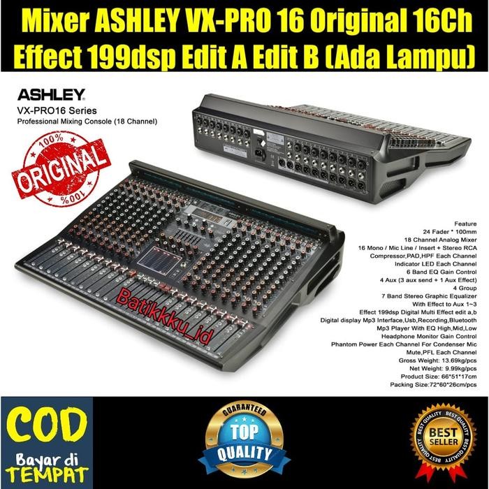Mixer ASHLEY V16FX V 16 FX V16 FX V 16FX 16CH NEW BLUETOOTH