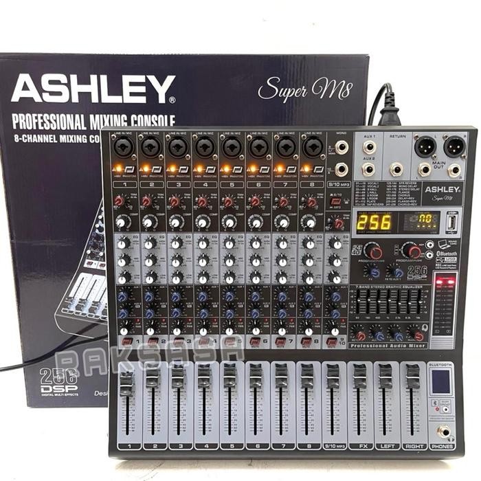 Mixer Ashley Super M8 8channel superm8 the Paling Laris Mixer
