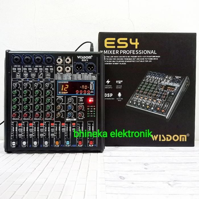 mixer Wisdom ES4 / ES 4 mixer 4 channel