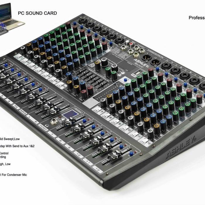 MIXER AUDIO ASHLEY MACRO 12 / MACRO12 12 CHANNEL