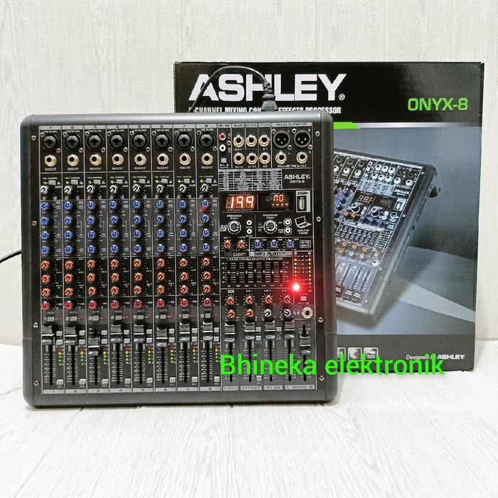 mixer audio ashley ONYX 8 / ONYX8 USB bluetooth mixer ashley 8channel