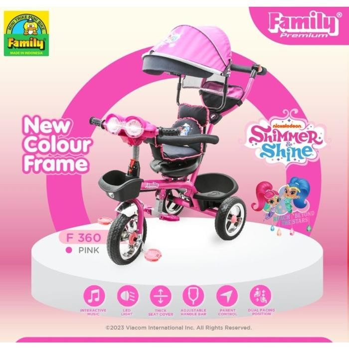 Sepeda anak roda tiga Family tricycle F-360H