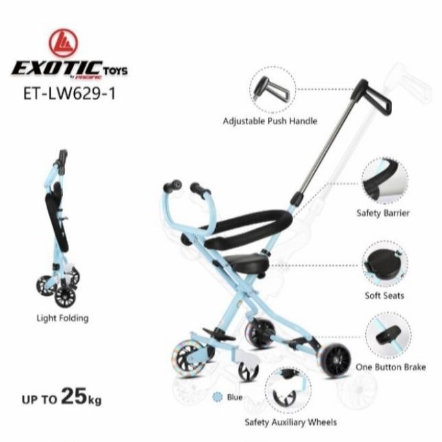 stroller travel exotic LW 629-1 dorongan bayi