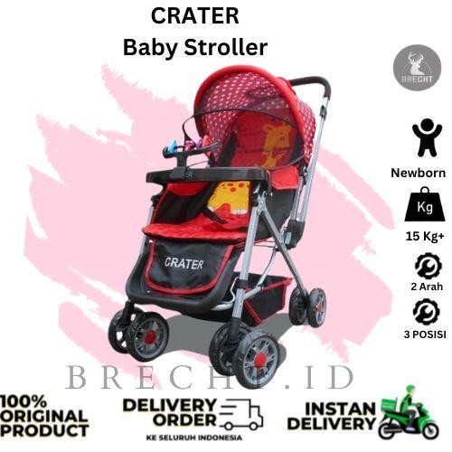 Crater Baby Stroller P-213SN Kereta Dorong Bayi
