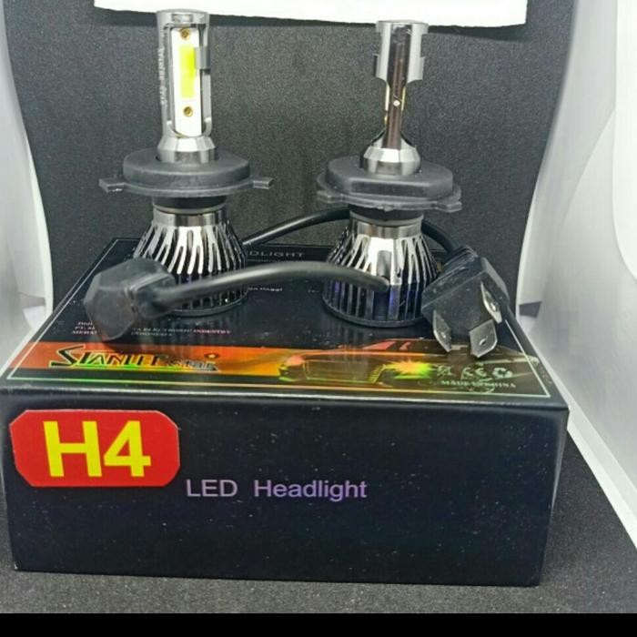 Bohlam/Lampu H4 Led/Led H 4 Autovision Headlight Stanlee Putih 6.000K