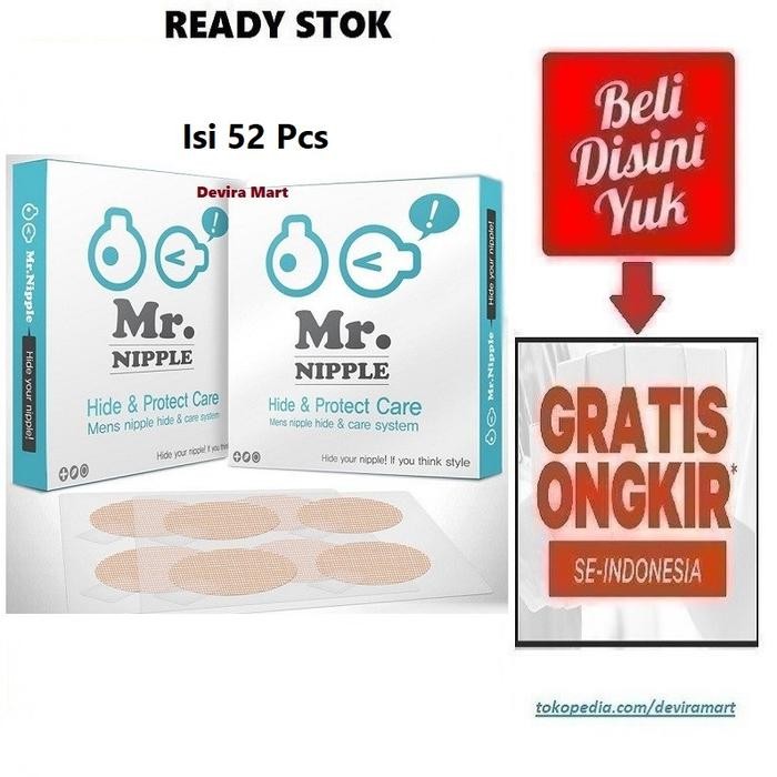 Mr. Nipple Mens Isi 52 Hide Protect Care Tape Cover Plester Penutup Puting