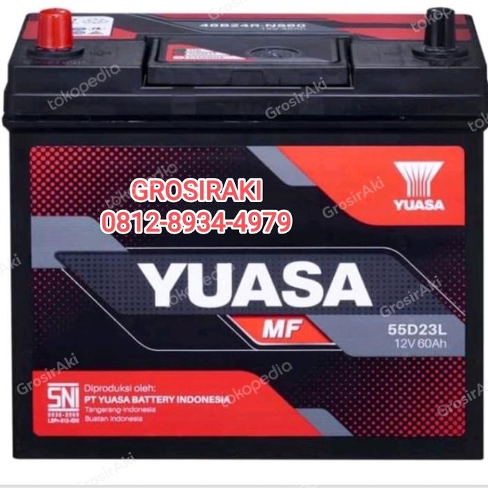 55D23L YUASA MF AKI KERING 12V 60AH Best Quality