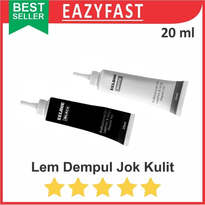 Lem Dempul Kulit Leather Filler Jok Jaket Sepatu Vynil Reparasi Repair *
