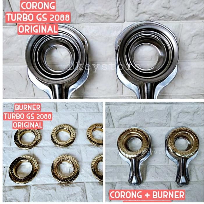 BURNER KOMPOR TURBO 28 / CORONG KOMPOR GAS KOMPOR TURBO GS28 *