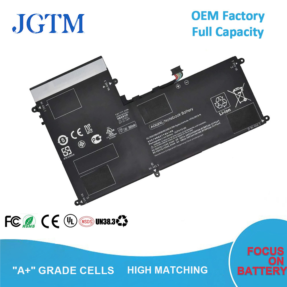 AO02XL HSTNN-C75C HSTNN-IB5O 728250-121 728558-005 Laptop Battery for HP ElitePad 1000 G2 Series(7.4