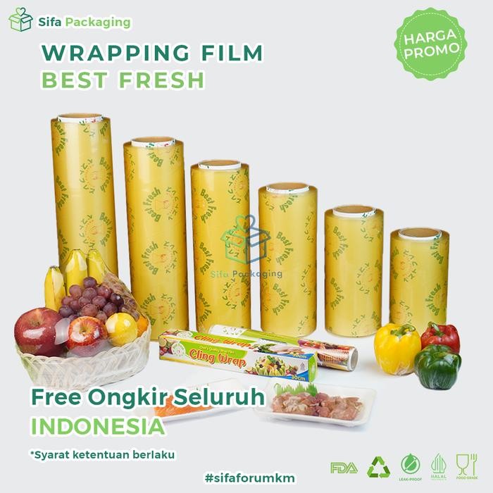 Wrapping Film Best Fresh Cheffy Plastik pembungkus makanan Plastik wrapping makanan Food wrapping