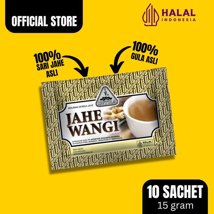 

Intra Jahe Wangi (Pack) Isi 10 Sachet Minuman Jahe Bubuk Alami
