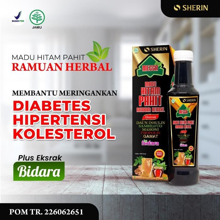 

Sale Madu Hitam Pahit Bidara Ruqyah Plus Sambiloto Gamat Gold 500Gr