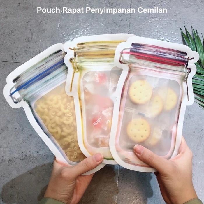 PLASTIK STANDING POUCH MODEL TOPLES ZIPPER ZIPLOCK PLASTIK KEMASAN KEDAP UDARA MODEL BOTOL UNTUK