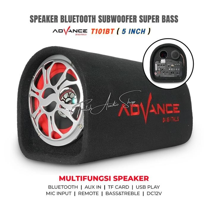 Speaker Bluetooth Aktif Portable Advance T-101BT Subwoofer Karaoke Radio / speaker advance karpet