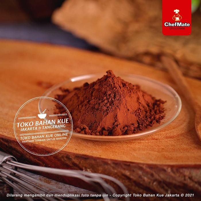 

Chefmate Pure Cocoa Powder 150Gr Kemasan Asli Red Brown Cokelat Bubuk Murni Premium Warna Cokelat