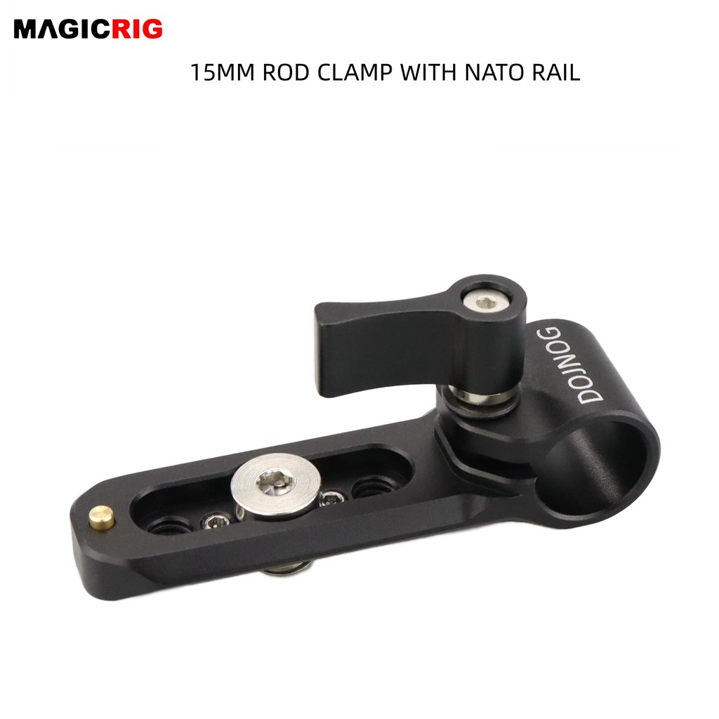 MAGICRIG 15mm Rail Clamp Mount Rod Clamp with NATO Rail Compatible