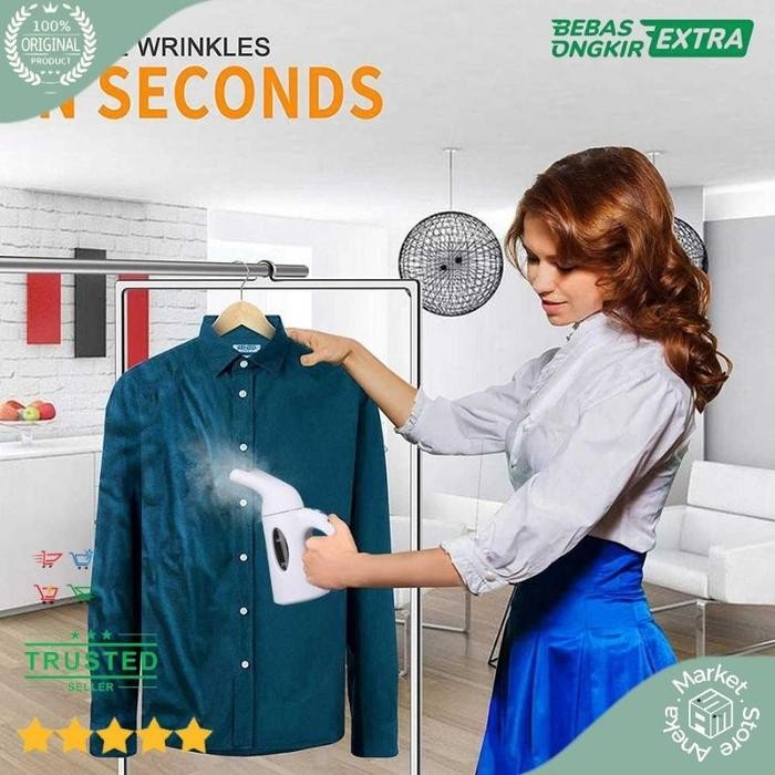 Steamer Pakaian Elektrik Portable / Handheld Garment Steamer Original