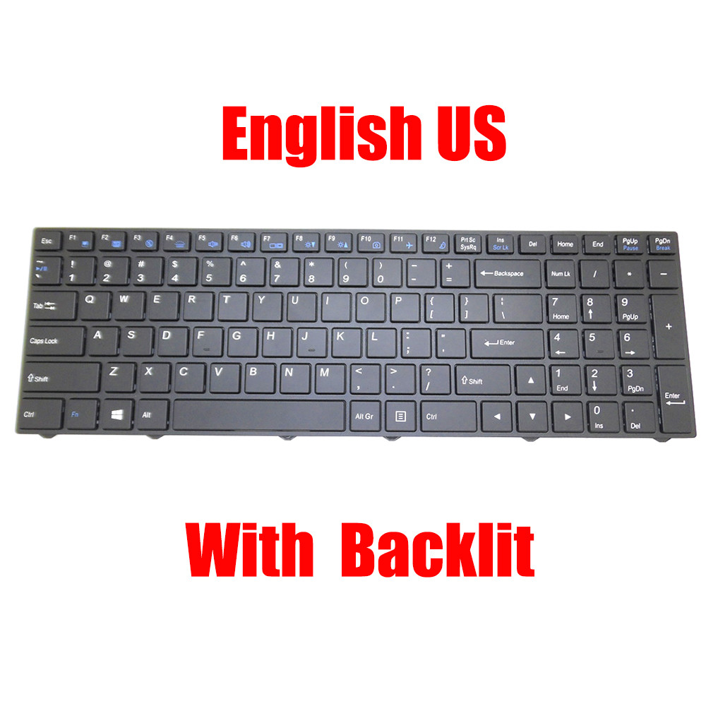 English US Keyboard For Prostar N550RC N550RC1 N550RN N551RC N750BU N750GU N750HU N750WG N750WL N750