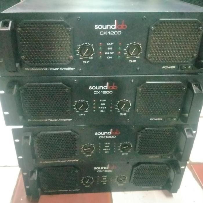 power amplifier soundlab cx1200 *