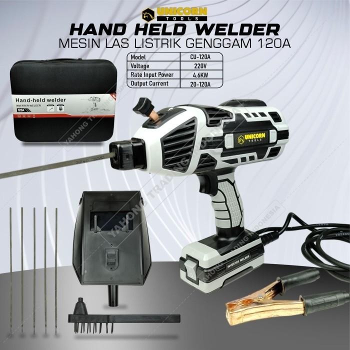 Mesin Las Listrik Hand Held Welder Inverter Las Genggam UNICORN TOOLS *