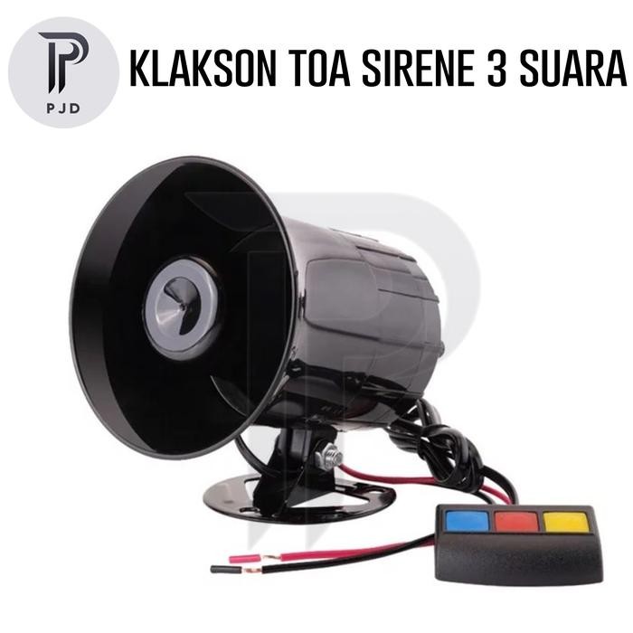 Klakson TOA Sirene Daseng 3 Suara Klakson Motor Mobil Patwal Polisi *