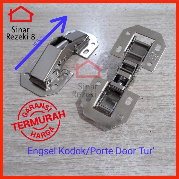 Engsel Kodok / Engsel Sendok Tanpa Bobok 90 Derajat Pintu *