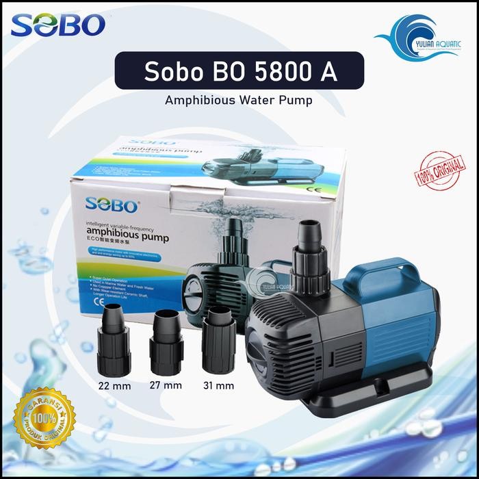SOBO BO 5800A POMPA AQUARIUM KOLAM CELUP DAN DARAT SOBO BO 5800