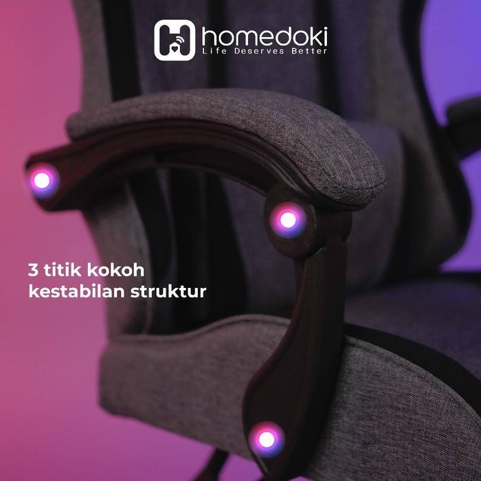 Homedoki Kursi Komputer / Kursi Ergonomis / Kursi Ergonomic / Kursi Gaming / Kursi Putar Pasti
