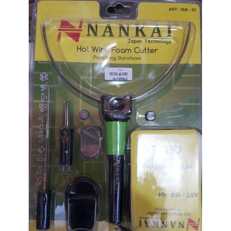 

Styrofoam Cutter / Alat Pemotong Gabus / Potong Gabus 3 In 1 Nankai Pasti Ori