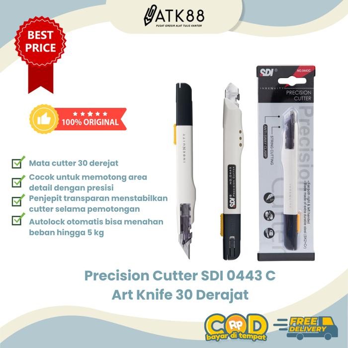 

Precision Cutter 30 Derajat Sdi Ingenuity No. 0443C Pasti Diskon