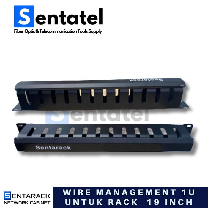 

Sentarack - Wiring Management/Wire Management 1U Horizontal 19" Pasti Diskon