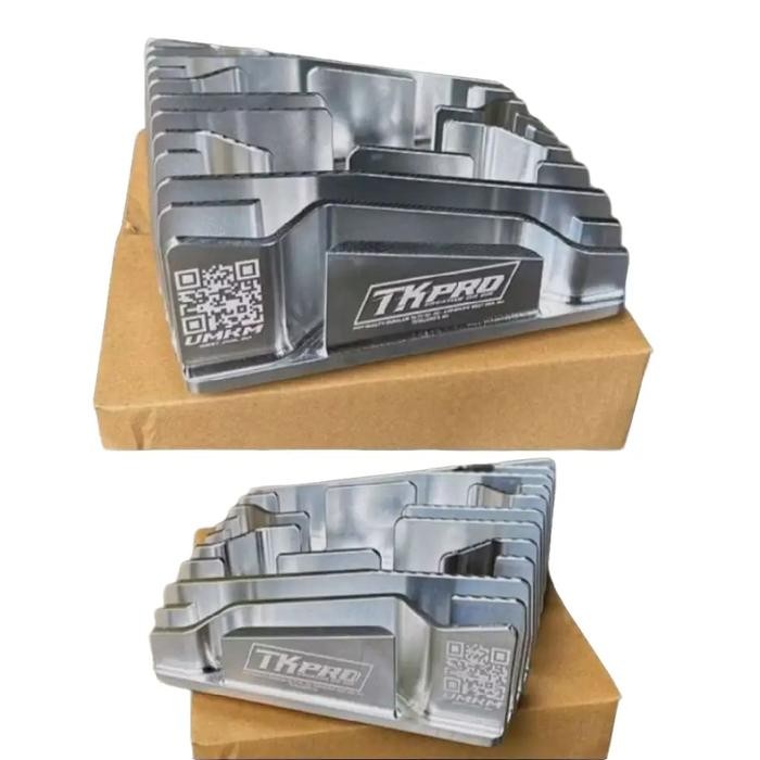 BLOK HEAD RX-KING DURALIUM BILET FULL CNC SILVER ORIGINAL TK PRO Motorcycle