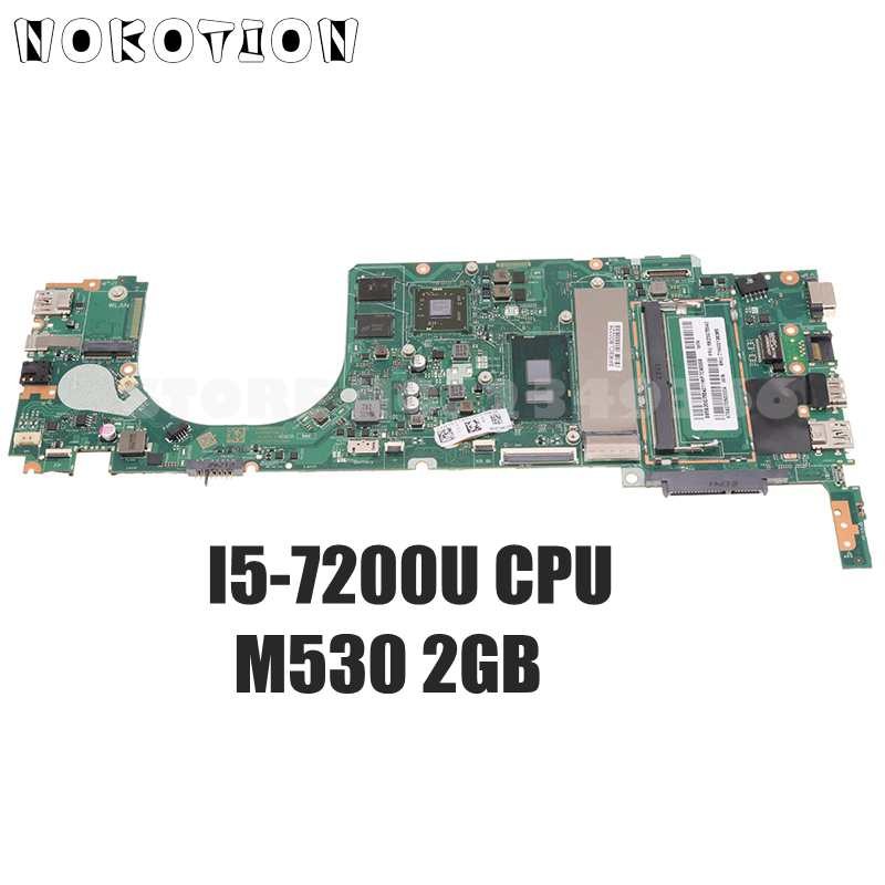 NOKOTION Laptop Motherboard For Lenovo V330 V330-14IKB 5B20Q75542 DLME1 V2 LA-F481P SR342 I5-7200U C
