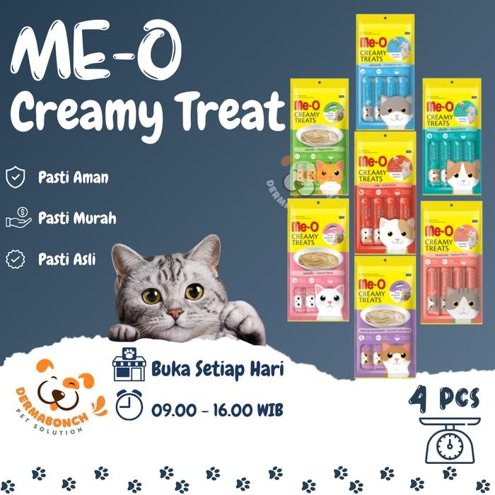 SNACK/Treat Kucing (Cat) Me-O MeO Creamy Treat Treats Per Dus Box Boks