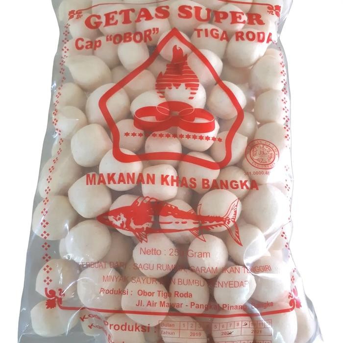 

ASLI getas super cap obor tiga roda makanan khas bangka Food Snack READY STOCK