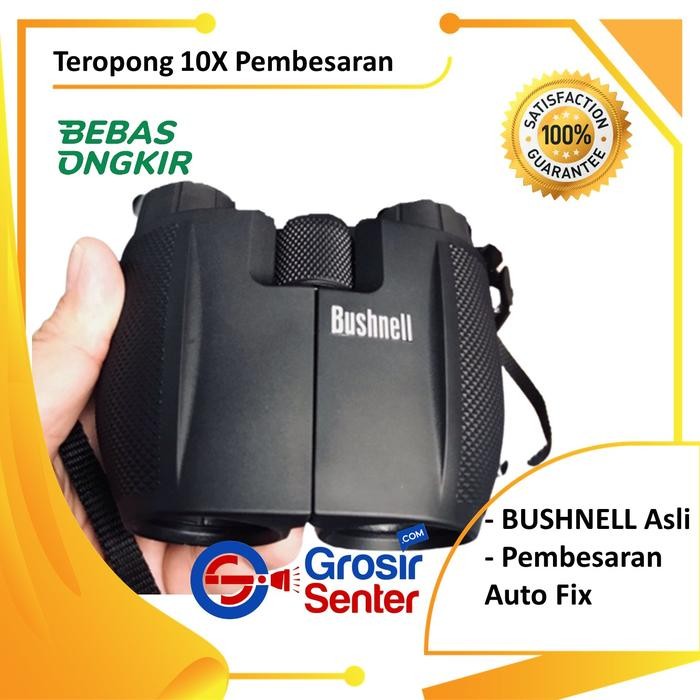 Teropong Binocular Bushnell 10x25 Asli Jarak Jauh Original Outdoor
