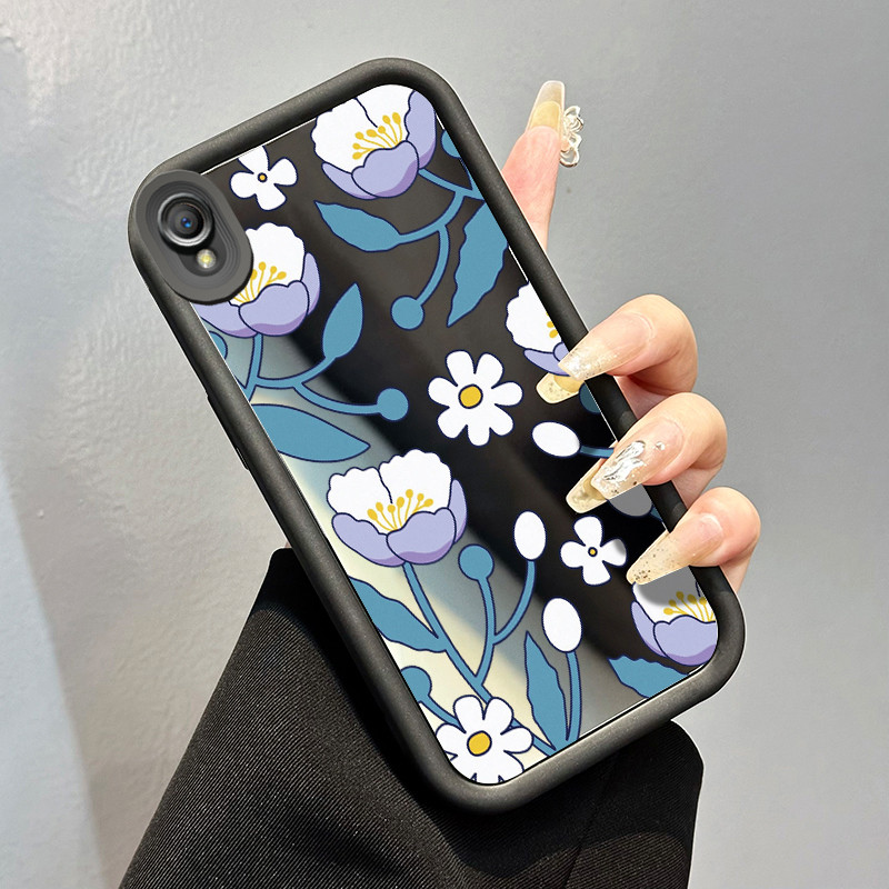 Casing Hp OPPO A37 A37F Case Casing Bunga Daisy HP Kesing cermin Softcase silikon perlindungan