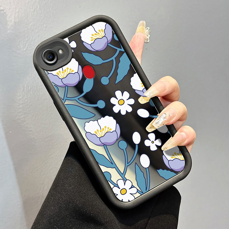 Casing Hp OPPO F5 F7 F5 Youth Case Casing Bunga Daisy HP Kesing cermin Softcase silikon perlindungan