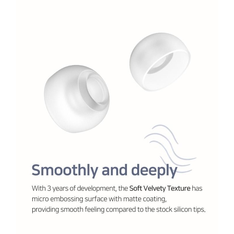 DIVINUS VELVET Eartips For TWS Ultra Smooth Silicone Eartips