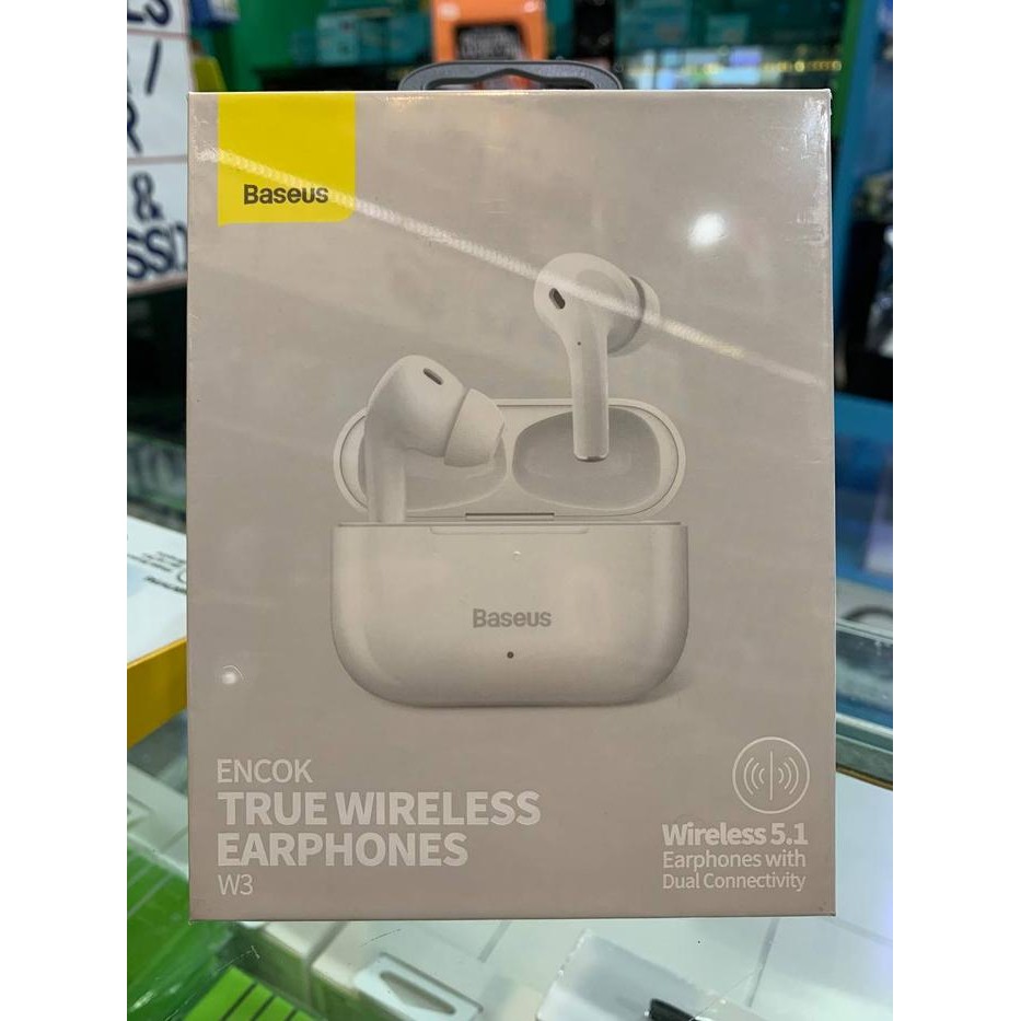 Baseus W3 True Wireless Bluetooth Earphone Earbuds TWS