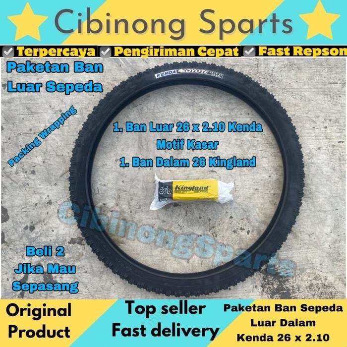 Ban Luar Dan Ban Dalam Paket Ban Luar Dan Ban Dalam Sepeda Mtb Gunung Mini 26 X 2.10 , 26 X 1.95 ,