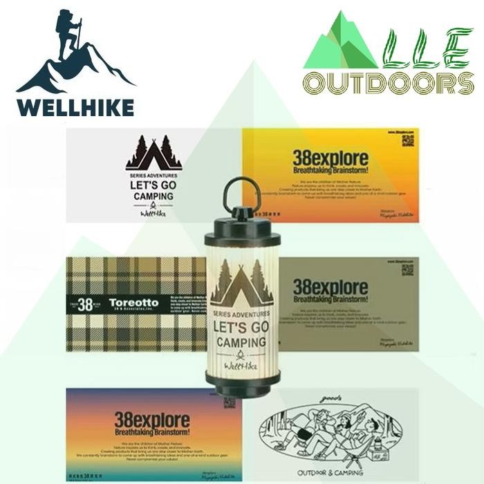 PROMO WELLHIKE LED Outdoor Camping Light 38Explorer, Lampu Camping