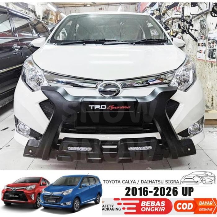 Tanduk Bumper Depan Calya Sigra 2016 2023 2024 Trd Luxury Lampu Led